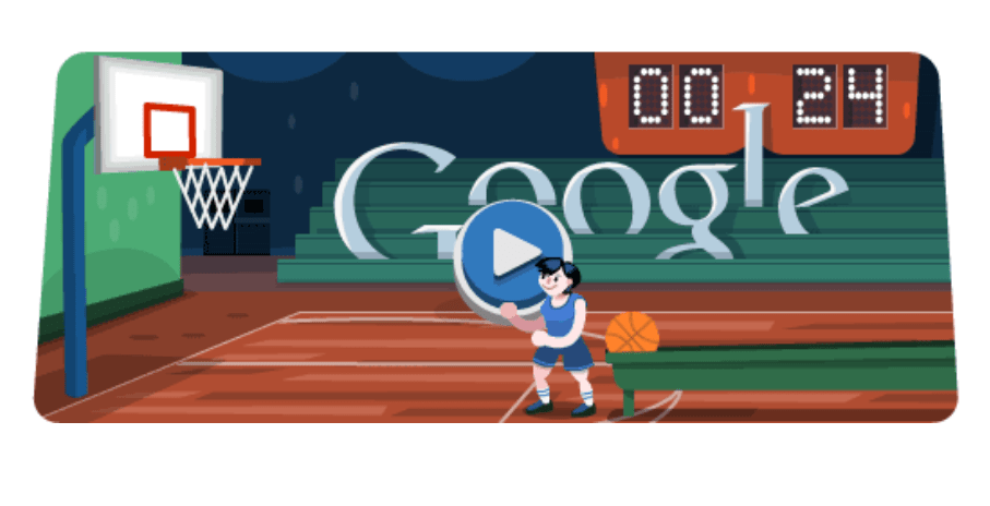 Basquete no Google Doodle - Jogos conhecidos do Google Doodle