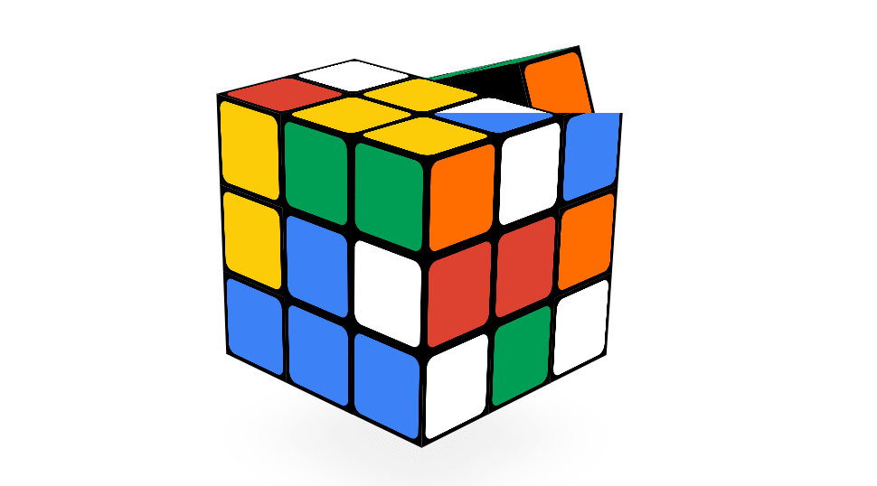 Cubo de Rubik - Jogos conhecidos do Google Doodle